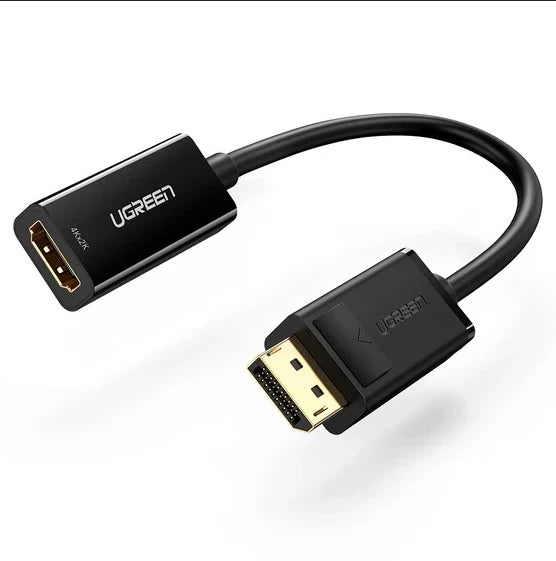 UGREEN 40363 DisplayPort to HDMI Adapter 4K@30Hz for PC Laptop Graphics Card to Monitor TV