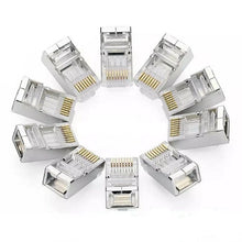 UGREEN 50248 RJ45 CAT6 Shielded Connector 100 Pieces – Ethernet Plug