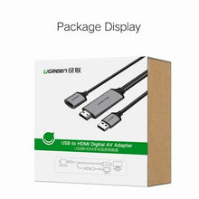 UGREEN 50291 USB to HDMI Digital AV Adapter 1080P for Laptop PC to TV Projector Monitor