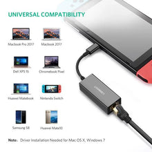 UGREEN 50307 USB-C to Gigabit Ethernet Adapter 1000Mbps Aluminum Plug and Play for MacBook iPad Pro