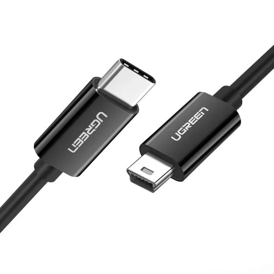 UGREEN 50445 USB-C to Mini USB Cable 1m – 480Mbps Data Transfer