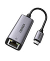 UGREEN 50737 USB-C to Gigabit Ethernet Adapter 1000Mbps Aluminum Case for MacBook iPad Pro Dell XPS