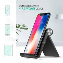 UGREEN 50747 Portable Stand for Mobile Black Foldable Phone Stand for Desk Travel