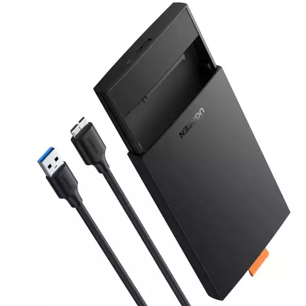 UGREEN 60353 USB 3.0 2.5-Inch SATA HDD SSD Enclosure 5Gbps Tool-Free for PS4 Xbox PC