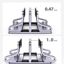 UGREEN 60643 Vertical Laptop Aluminium Stand Dual-Slot for 2 Laptops Up to 17 Inches
