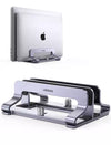 UGREEN 60643 Vertical Laptop Aluminium Stand Dual-Slot for 2 Laptops Up to 17 Inches