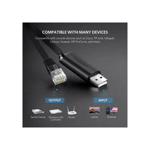 UGREEN 60813 USB to RJ45 Console Cable 3M FTDI Chip for Cisco Routers Switches Network Config