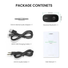 UGREEN 70304 Bluetooth 5.0 Receiver Wireless Audio Adapter for Car Stereo Speaker Headphone