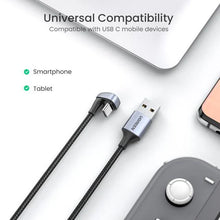 UGREEN 70315 U-Shape USB-C Cable 2m – 3A Fast Charging & 480Mbps