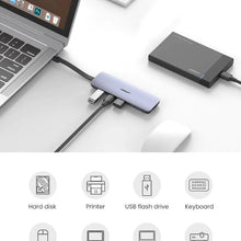 UGREEN 70408 5-in-1 USB-C Hub: 4K HDMI, 3x USB 3.0 & 100W PD
