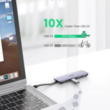 UGREEN 70408 5-in-1 USB-C Hub: 4K HDMI, 3x USB 3.0 & 100W PD