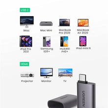 UGREEN 70450 USB-C to HDMI Adapter 4K@60Hz Space Gray Aluminum for MacBook iPad Pro Samsung