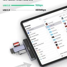 UGREEN 70688 5-in-1 USB-C Hub for iPad Pro – 4K 60Hz, 100W PD & 3.5mm Audio