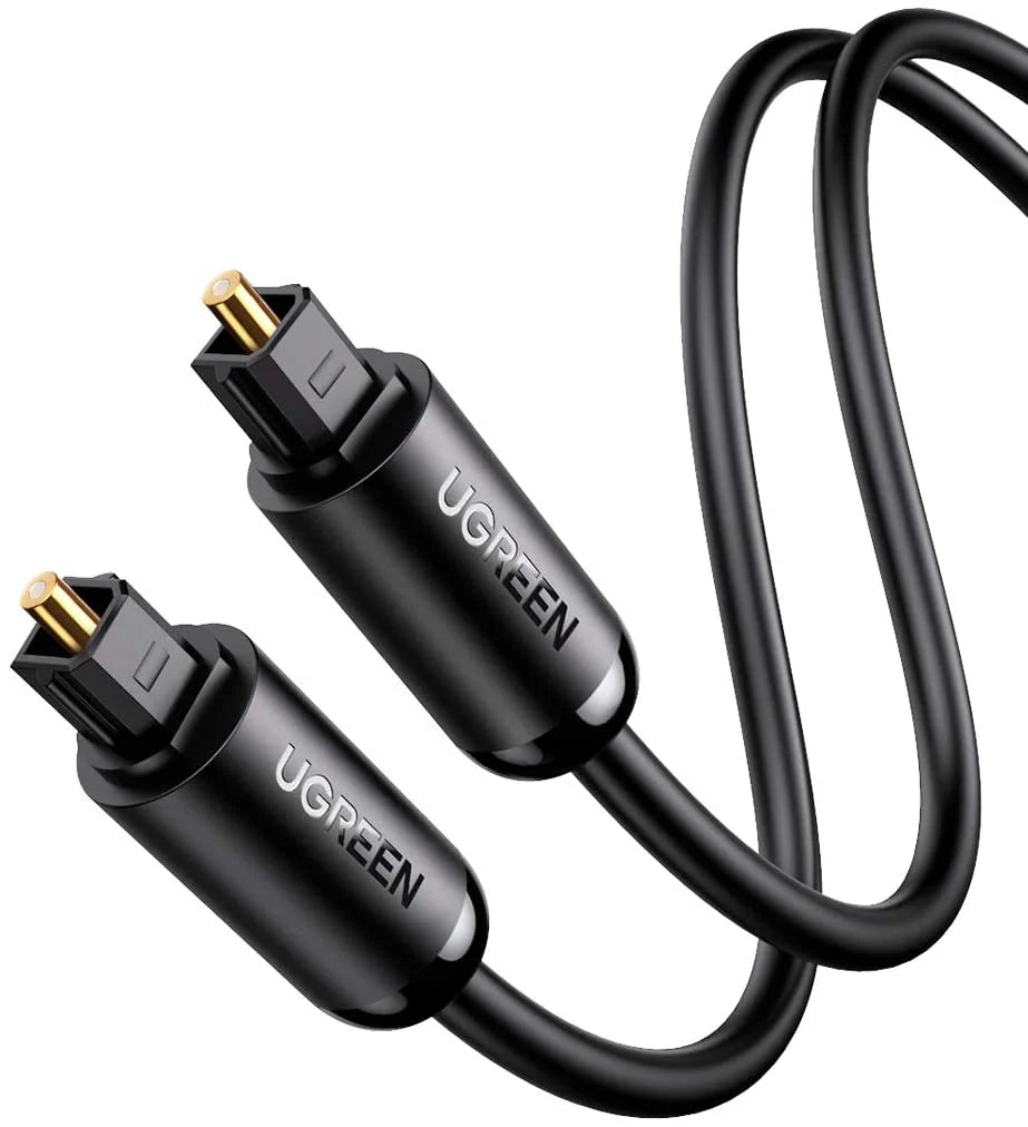 UGREEN 70892 TOSLINK Optical Audio Cable 2M for Soundbar TV PS5 Xbox AV Receiver