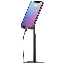 UGREEN 80194 Adjustable Desktop Cell Phone Holder Black Anti-Slip Stand for Smartphones