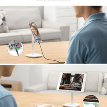 UGREEN 80194 Adjustable Desktop Cell Phone Holder Black Anti-Slip Stand for Smartphones
