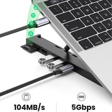 UGREEN 80551 Laptop Stand Docking Station USB-C USB 3.0 SD/TF Card Reader for Home Office