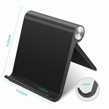 UGREEN 50748 Portable Stand for iPad and Mobile Black Foldable Tablet Stand for Desk Travel