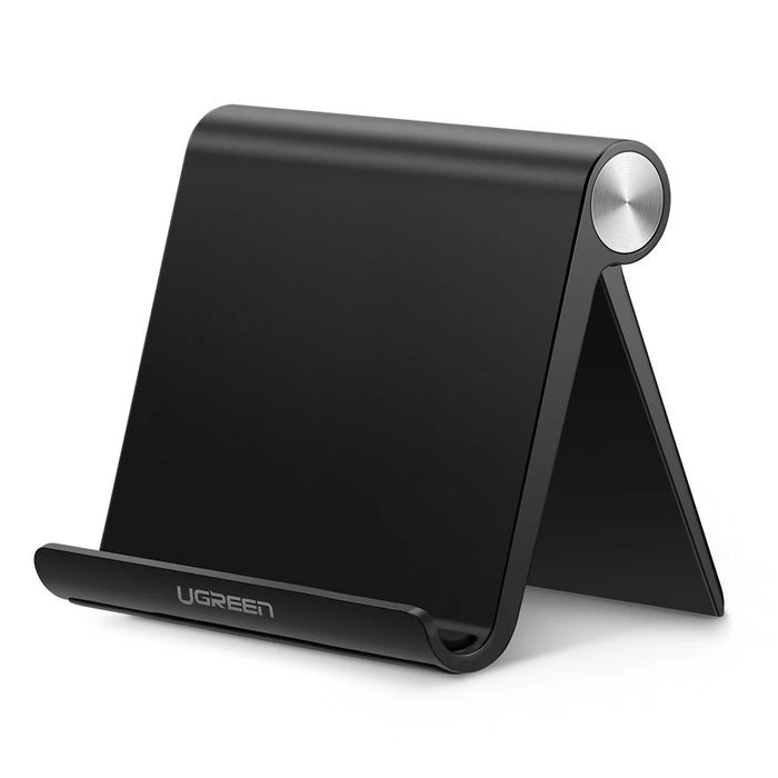 UGREEN 50748 Portable Stand for iPad and Mobile Black Foldable Tablet Stand for Desk Travel