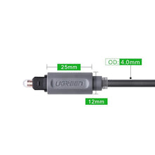 UGREEN 10771 TOSLINK Optical Audio Cable 3M for Soundbar TV PS5 AV Receiver