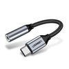 UGREEN 30632 USB Type-C to 3.5mm Audio Cable DAC for Samsung Google Pixel Huawei Car Stereo