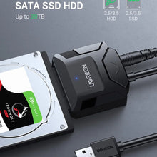 UGREEN 20231 USB 3.0 to SATA Adapter Cable 5Gbps UASP for 2.5 3.5 HDD SSD Data Transfer Cloning