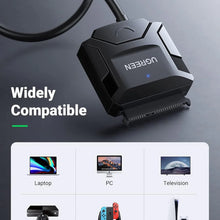 UGREEN 20231 USB 3.0 to SATA Adapter Cable 5Gbps UASP for 2.5 3.5 HDD SSD Data Transfer Cloning