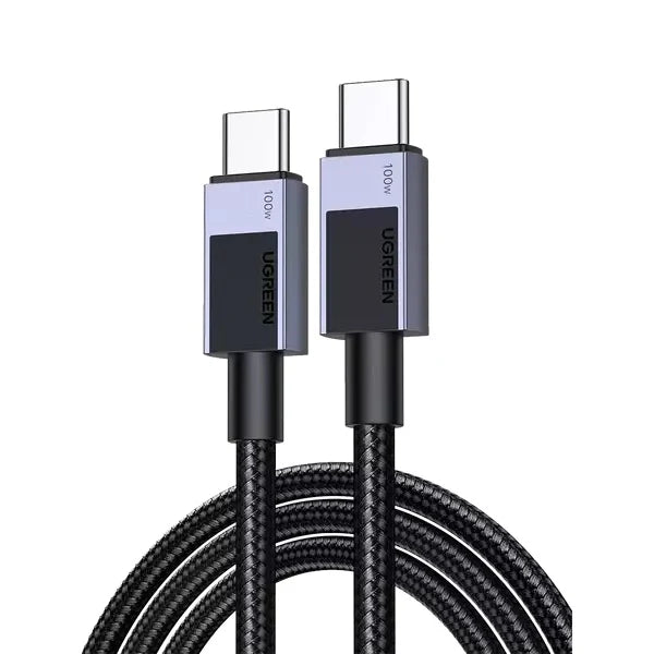 UGREEN 45064 USB-C Cable 2m – 100W PD Fast Charging & Space Gray Braided