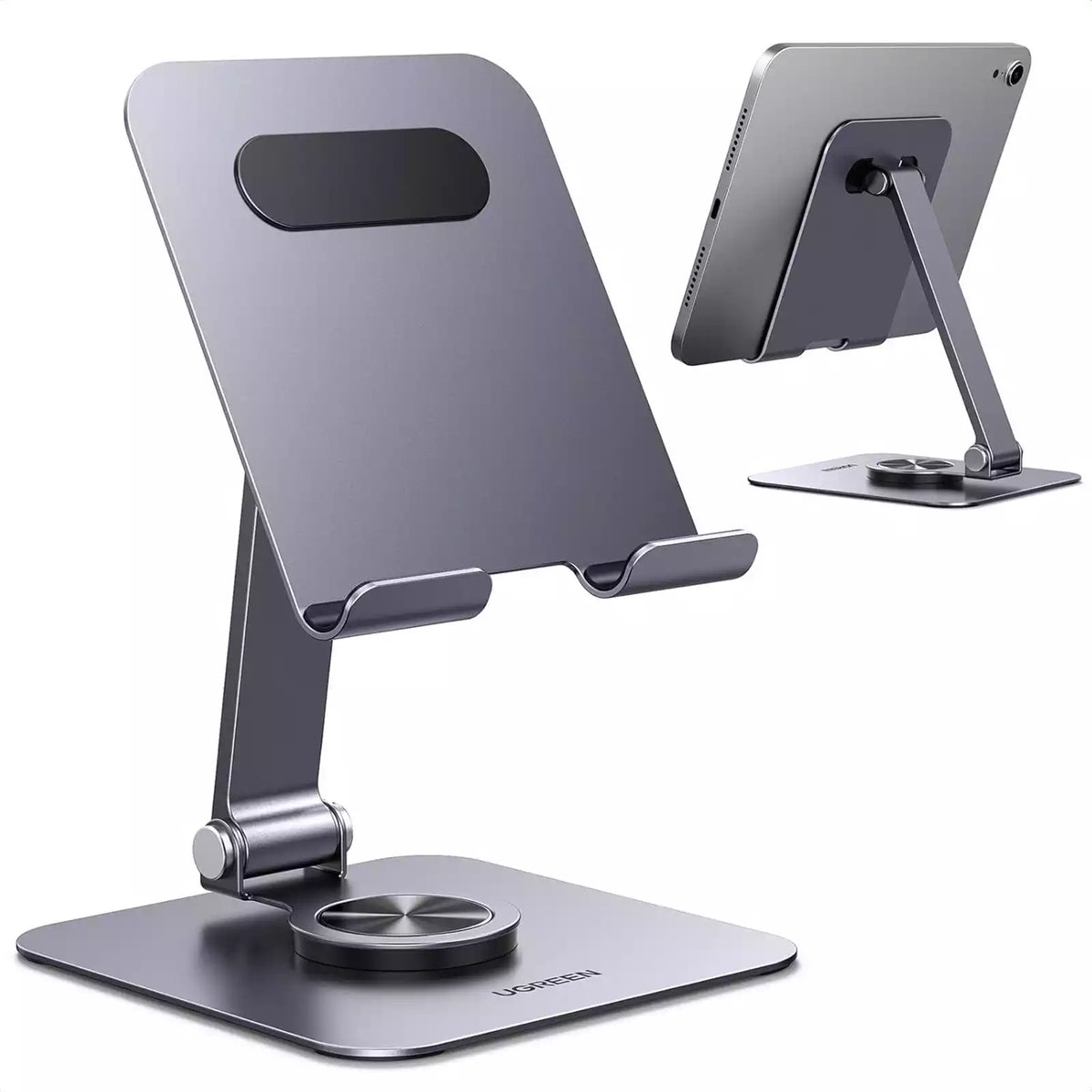 UGREEN 45860 Aluminum 360° Rotating Tablet Stand Foldable Portable for iPad Samsung Galaxy