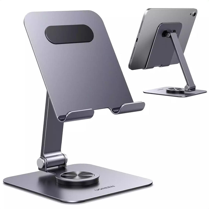 UGREEN 45860 Aluminum 360° Rotating Tablet Stand Foldable Portable for iPad Samsung Galaxy