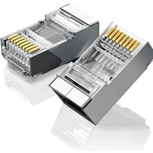 UGREEN 50248 RJ45 CAT6 Shielded Connector 100 Pieces – Ethernet Plug