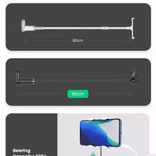 UGREEN 80906 Gooseneck Phone Holder for Desk and Bed Flexible Clamp Mount Black
