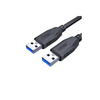 UNITEK C4102BK-1.5M USB 3.0 Cable Male to Male 1.5M 5Gbps Gold-Plated for Hard Drive Hub Docking Station