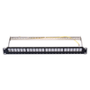 VIVANCO CAT 6A Patch Panel Shielded, Loaded