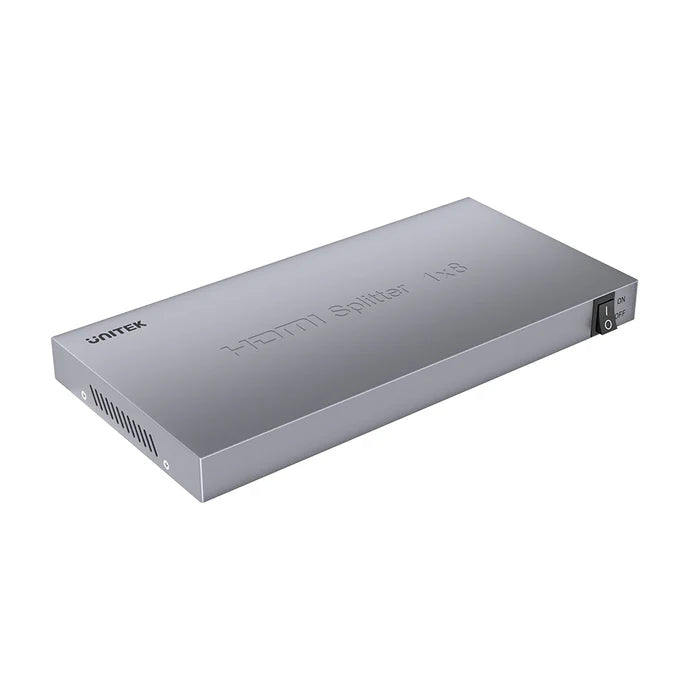 UNITEK V1132A01-EU 4K HDMI Splitter 1x8 4K@30Hz 1080P@60Hz for PS4 Xbox Blu-ray Digital Signage