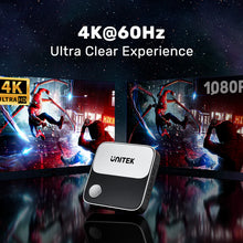 UNITEK V1162B01 Wireless Screen Mirroring Device 4K@60Hz for iOS Android Windows Mac