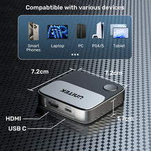UNITEK V1162B01 Wireless Screen Mirroring Device 4K@60Hz for iOS Android Windows Mac