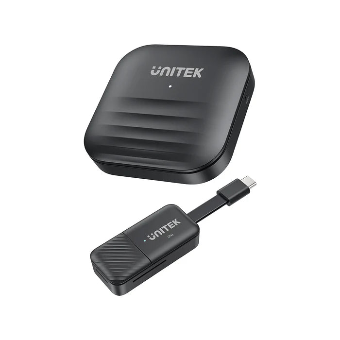 UNITEK V1184A01 USB-C Wireless HDMI Extender Kit 1080P@60Hz 50M Plug and Play No WiFi