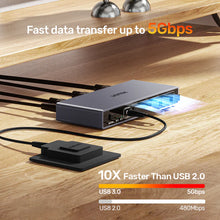 UNITEK V1309AGY01-EU HDMI KVM Switch 4K@60Hz 4-Port USB 3.0 5Gbps for 2 PCs Share Monitor Keyboard Mouse