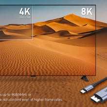 UNITEK V1423C USB-C to DisplayPort 1.4 Cable 4K@144Hz 8K@60Hz 1.8M Thunderbolt 3/4 for MacBook iPad