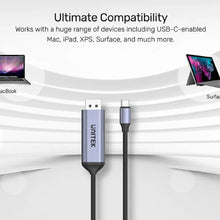 UNITEK V1423C USB-C to DisplayPort 1.4 Cable 4K@144Hz 8K@60Hz 1.8M Thunderbolt 3/4 for MacBook iPad