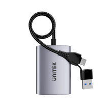 UNITEK V1427A01 USB-C USB-A to Dual HDMI Adapter 1080P 60Hz for Windows Mac MST Dual Monitor