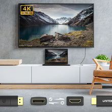 UNITEK V1608A DisplayPort 1.2 to HDMI Cable 4K@60Hz 1.8M HDCP 2.2 for Gaming Monitor Projector