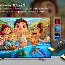 UNITEK V1608A DisplayPort 1.2 to HDMI Cable 4K@60Hz 1.8M HDCP 2.2 for Gaming Monitor Projector