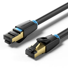 VENTION IKABG CAT8 SFTP PATCH CABLE 1.5M BLACK | 40Gbps | 2000MHz | SFTP Shielding | Gold-Plated | Gaming, Servers & Offices