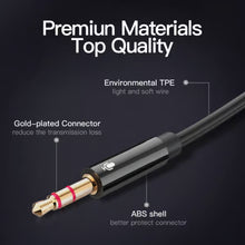 VENTION BBTBY 2 in 1 3.5mm to Digital Audio Cable | 3.5mm Headset Splitter | Gold-Plated | Aluminum Alloy | Braided | PC, Laptop, Tablet