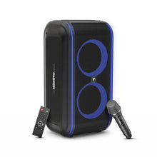 Faster X550 Bluetooth Speaker Faster X550 BashBeats 30W Loud Sound Dual 6" Subwoofers Deeper Bass Bluetooth v5.3 4400mAh Battery Karaoke Ready