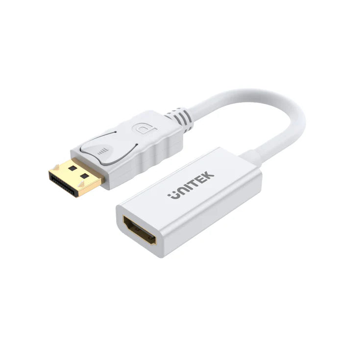 UNITEK Y-6332 DisplayPort to HDMI Adapter 4K@30Hz for Laptop PC Monitor Projector with Latch Lock