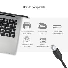 UNITEK Y-C420GBK USB 2.0 Printer Cable 3M USB-A to USB-B Male for Scanner External HDD