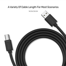 UNITEK Y-C420GBK USB 2.0 Printer Cable 3M USB-A to USB-B Male for Scanner External HDD